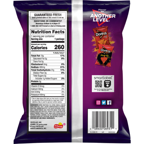 Doritos® CHIP TORTILLA SPICY SWEET CHILI LARGE SINGLE SERVE