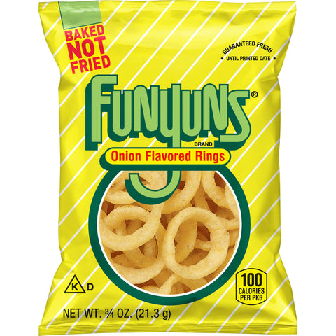 Funyuns Baked Onion Flavored Snack, 0.75 Ounce Plastic Bag -- 104 per case.