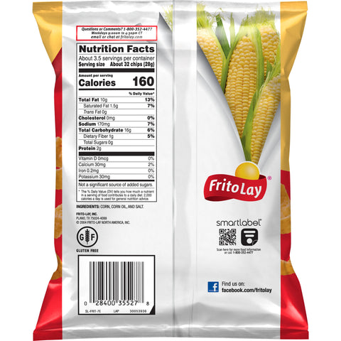 Fritos Corn Chips, 3.25 Ounce -- 36 per case
