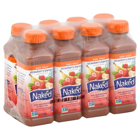 Naked Juice JUICE STRAWBERRY BANANA-C 100% PLASTIC BOTTLE