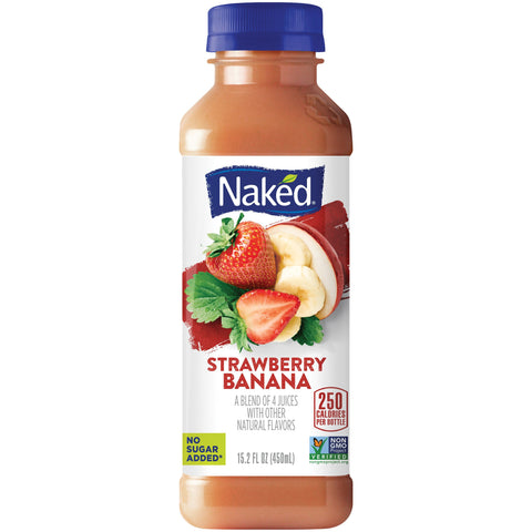 Naked Juice JUICE STRAWBERRY BANANA-C 100% PLASTIC BOTTLE