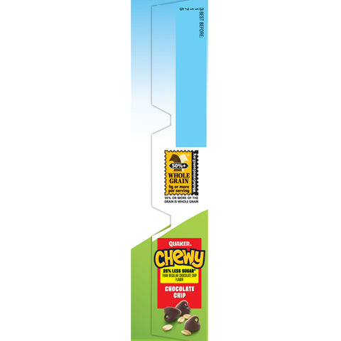 Quaker Chewy GRANOLA BAR CHEWY CHOCOLATE CHIP REDUCED SUGAR