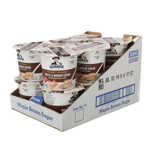 Oatmeal Instant Express Golden Brown Sugar Cup