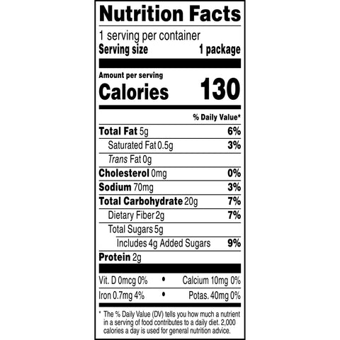 Grandma's® COOKIE BLUEBERRY VANILLA MINI SINGLE SERVING BAG