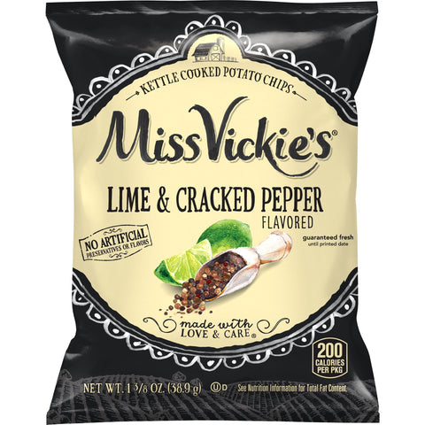Miss Vickies® CHIP POTATO LIME & CRACKED PEPPER