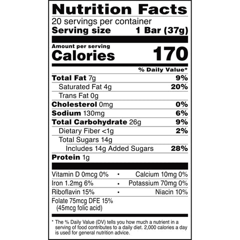 Kellogg's® SNACK BAR RICE KRISPIES TREATS® DOUBLE CHOCOLATEY CHUNK