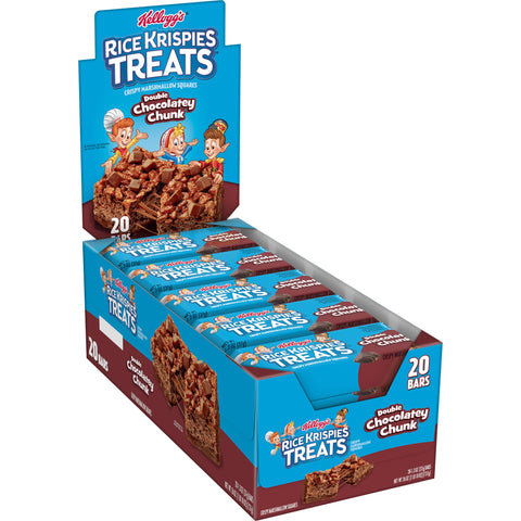 Kellogg's® SNACK BAR RICE KRISPIES TREATS® DOUBLE CHOCOLATEY CHUNK