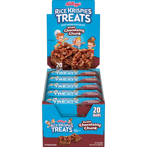 Kellogg's® SNACK BAR RICE KRISPIES TREATS® DOUBLE CHOCOLATEY CHUNK