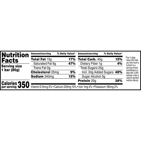 Gatorade PROTEIN BAR RECOVER CHOCOLATE PEANUT BUTTER