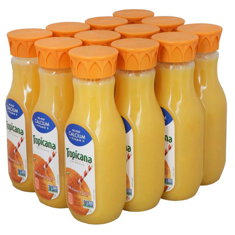 Tropicana Pure Premium JUICE ORANGE + CALCIUM PURE PREMIUMPLASTIC BOTTLE