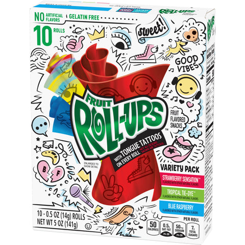 Fruit Roll-ups BC FRUIT ROLLUP VARIETY 10 CT