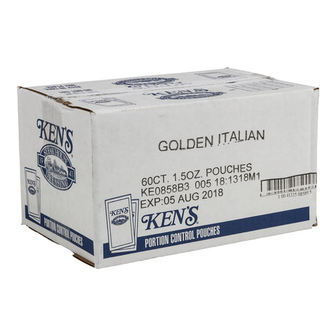 Ken's Foods DRESSING ITALIAN GOLDEN SINGLE SERVE POUCH