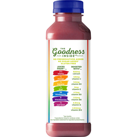 Drink Naked Juice Smoothie Ranbwow Machine Plastic Bottle