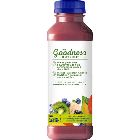 Drink Naked Juice Smoothie Ranbwow Machine Plastic Bottle
