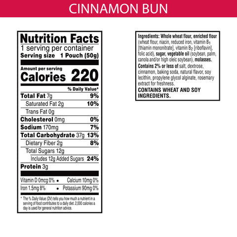 Kellogg's® CRACKER CRUNCHMANIA™ CINNAMOM BUN GRAHAM STICKS