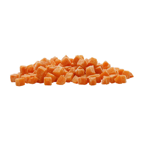 Simplot Diced Carrot - 20 lb. package, 1 package per case