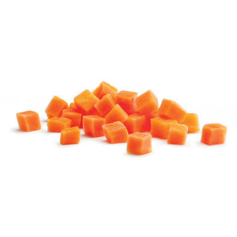 Simplot Diced Carrot - 20 lb. package, 1 package per case
