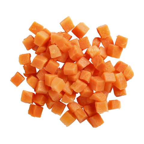 Simplot Diced Carrot - 20 lb. package, 1 package per case