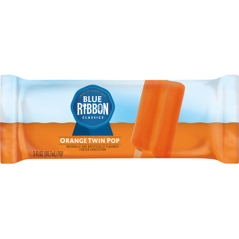 Blue Bunny POPSICLE TWIN POP-GRAPE CHERRY ORANGE