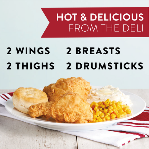 Chicken 8-way Cut Honey Stung® W/ Wings 20727-0928 – Food