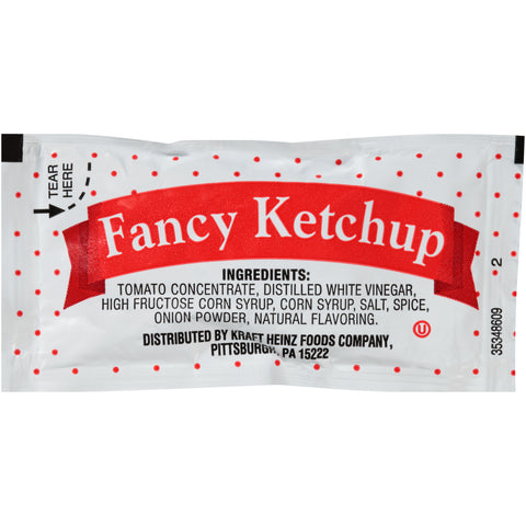 Ketchup Fancy Single Serve Foil Packet 78002779