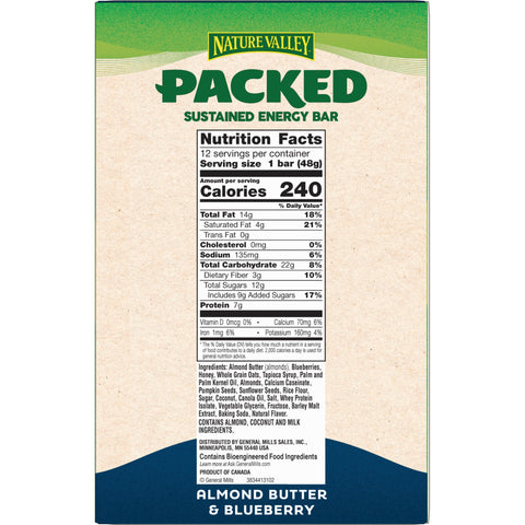 Nature Valley® GRANOLA BAR ALMOND BUTTER BLUEBERRY