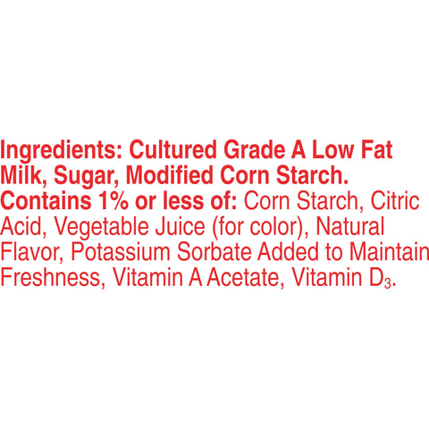 Yoplait Original Strawberry and Strawberry Banana Yogurt, 4 Ounce -- 48 per case.