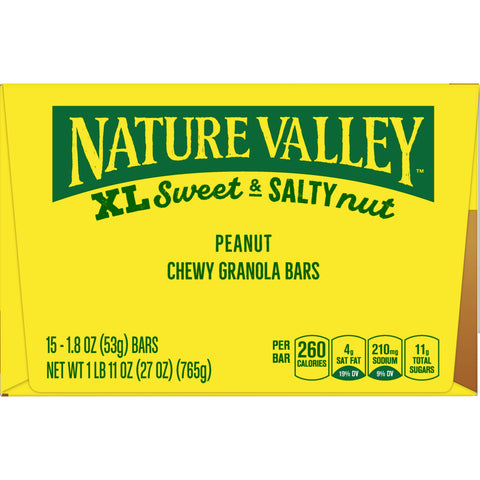 Nature Valley® GRANOLA BAR CHEWY SWEET & SALTY PEANUT XL