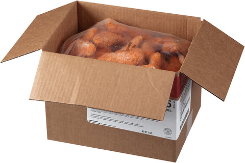 Tyson Red Label Select Cut Golden Crispy Fully Cooked Breaded Chicken Breast Tenderloin, 5 Pound -- 2 per case.
