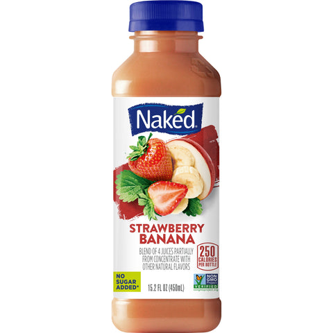 Naked Juice JUICE STRAWBERRY BANANA-C 100% PLASTIC BOTTLE