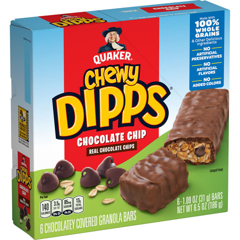 Quaker® GRANOLA BAR CHOCOLATE CHIP DIPPS