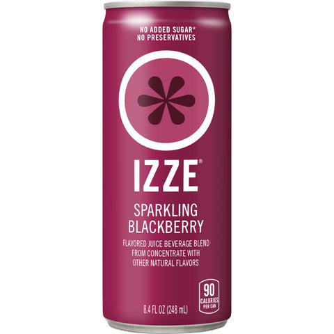 Izze JUICE SPARKLING BLACKBERRY CAN