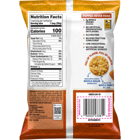 Quaker® RICE CAKE MINI CARAMEL CORN