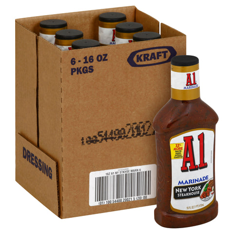A.1. Steakhouse New York Marinade, 16 Ounce -- 6 per case