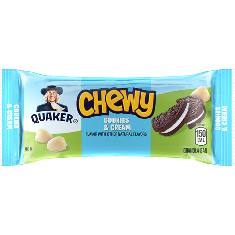 Quaker Chewy GRANOLA BAR CHEWY COOKIES & CREAM