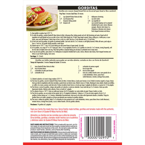 Quaker® MASA HARINA CORN TORTILLA MIX