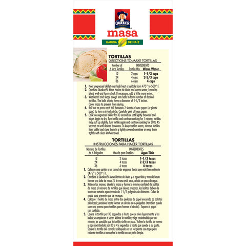 Quaker® MASA HARINA CORN TORTILLA MIX