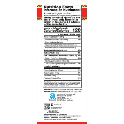 Quaker® MASA HARINA CORN TORTILLA MIX