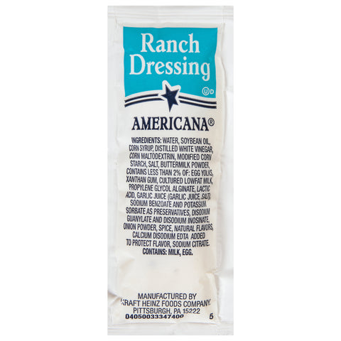 Dressing Ranch Buttermilk Single Serve Packet 7622810/78000846