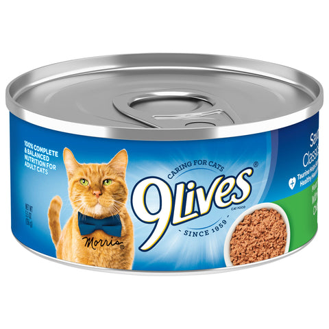 9 Lives CAT FOOD MEATY PATE CHICKEN DINNER SINGLE