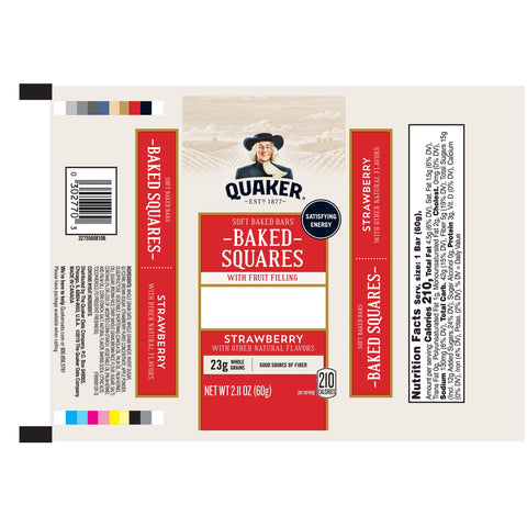 Quaker® QUAKER BREAKFAST SQUARE STRAWBERRY