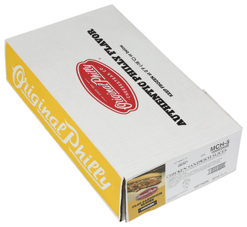 Original Philadelphia CHICKEN PHILLY SANDWICH SLICES FLAT STYLE MARINATED 5 OZ