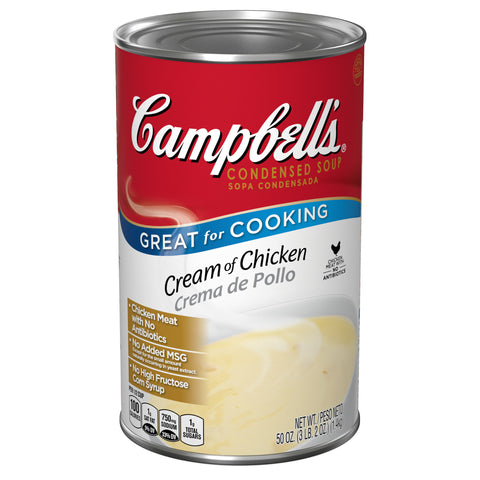 Campbells Cream of Chicken Soup - 50 oz. can, 12 per case