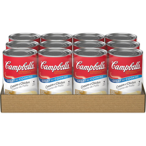 Campbells Cream of Chicken Soup - 50 oz. can, 12 per case
