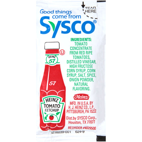 Ketchup Single Serve Packet (sys/hnz) 986600/78000112