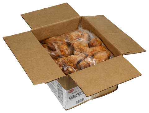 Tyson Glazed Unbreaded Jumbo Chicken Wing, 10 Pound.
