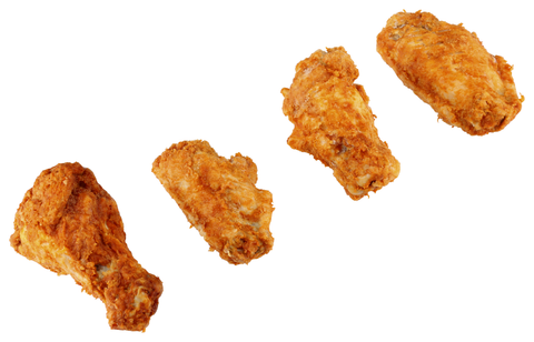 Tyson Glazed Unbreaded Jumbo Chicken Wing, 10 Pound.