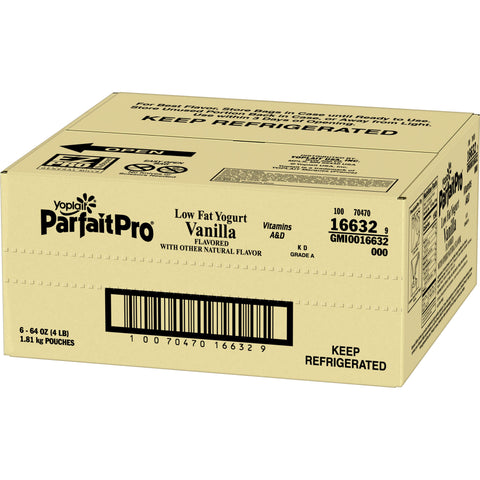 Yoplait Low Fat Vanilla Yogurt, 64 Ounce -- 6 per case