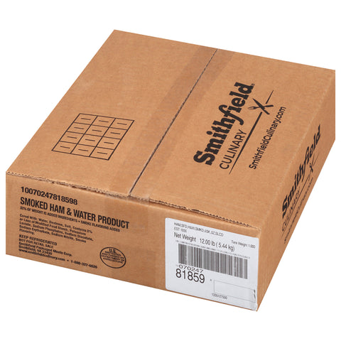 Farmland Smoked Sliced Flat Ham and Water, 3 Pound -- 4 per case.