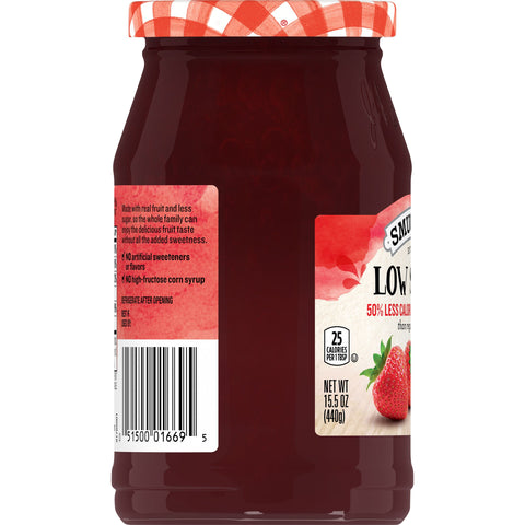 Smuckers Strawberry Preserves, 15.5 Ounce -- 8 per case.